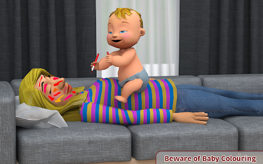 Virtual Mother Simulator Prank - Image screenshot of android app