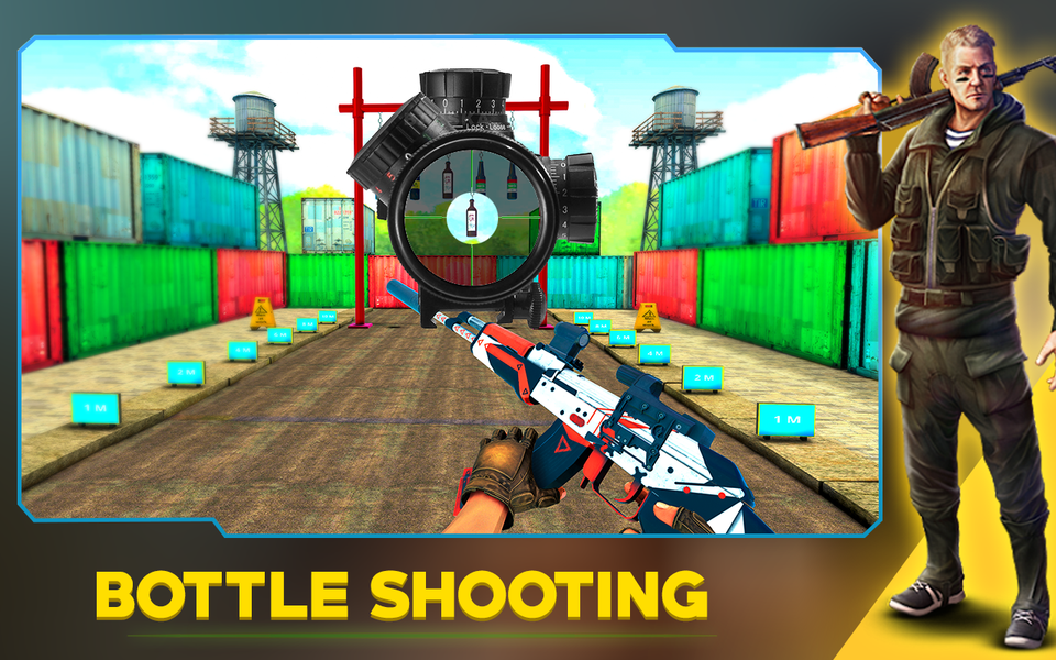 Bottle Shooting: Epic Shoot 3D - Gameplay image of android game