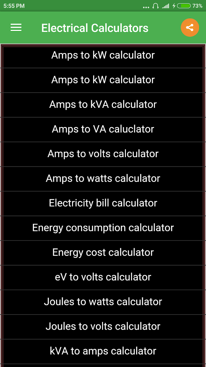 برنامه Electrical Calculator - دانلود | بازار