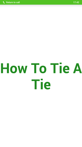 Tie A Tie - عکس برنامه موبایلی اندروید