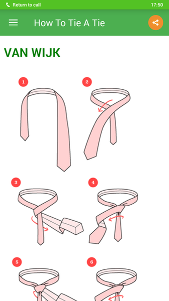 Tie A Tie - عکس برنامه موبایلی اندروید