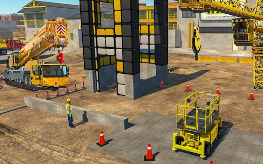 Crane Driving Simulator Game - Gameplay image of android game