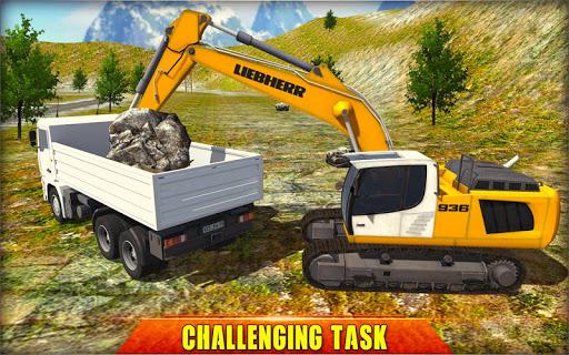 Heavy Excavator Crane Simulato - Gameplay image of android game