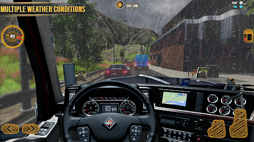 Truck Simulator Driving Games - Gameplay image of android game