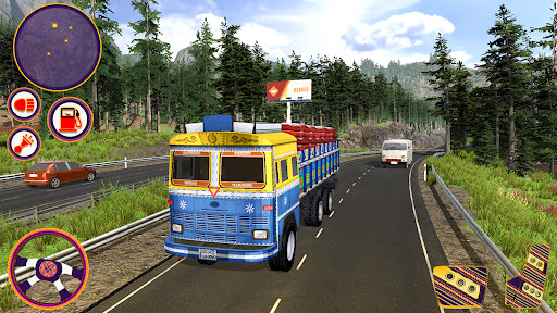 Truck Driving Simulator Games - Gameplay image of android game