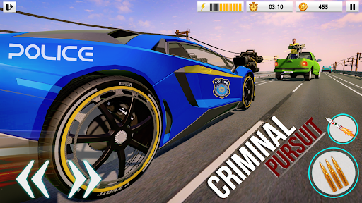 Dubai Police Car Games ۳d - عکس بازی موبایلی اندروید
