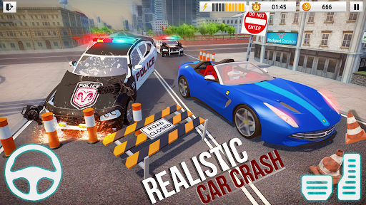Dubai Police Car Games ۳d - عکس بازی موبایلی اندروید