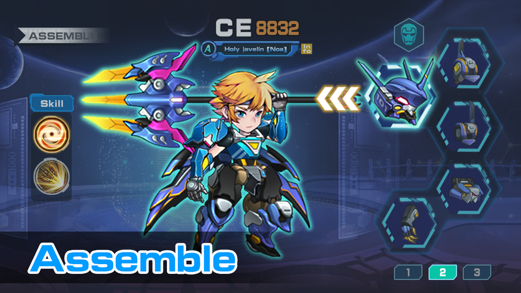 Mecha Hero: Battle Royale Game - Gameplay image of android game