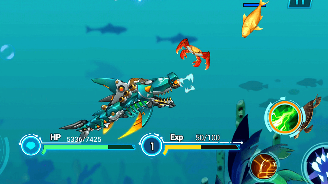 Mecha Shark: Sea Monster - Image screenshot of android app