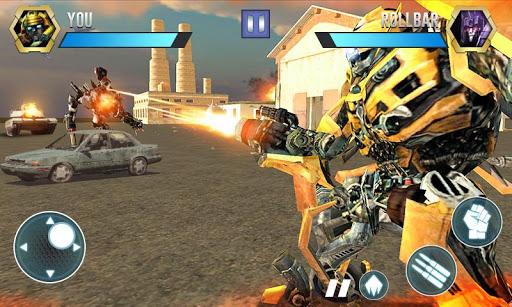 Former Robot Car War Combat 3D - Gameplay image of android game