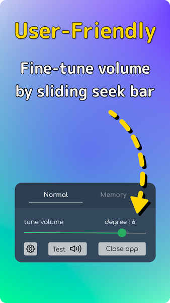 Volume Control: Lower or Boost - عکس برنامه موبایلی اندروید