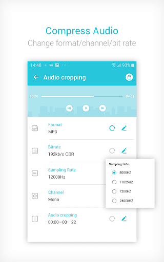 Video to MP۳ Converter,Video Compressor-VidCompact - عکس برنامه موبایلی اندروید