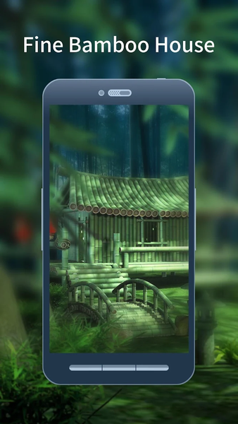 3D Bamboo House Live Wallpaper - Image screenshot of android app