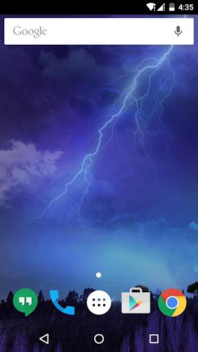 Lightning Storm Live Wallpaper - عکس برنامه موبایلی اندروید