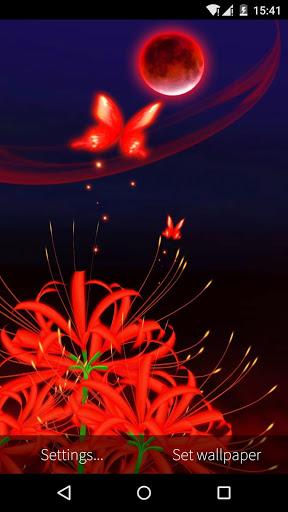 3D Butterfly Flower Wallpaper - Image screenshot of android app