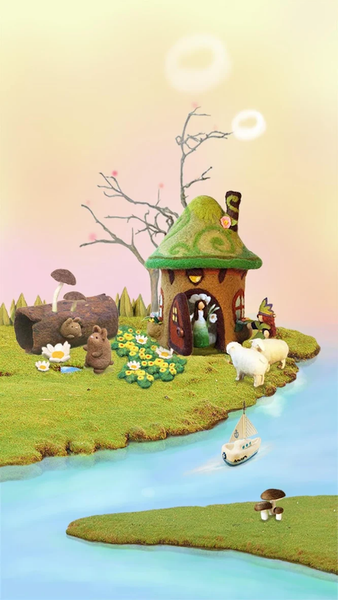 Fairy House Live Wallpaper - Image screenshot of android app