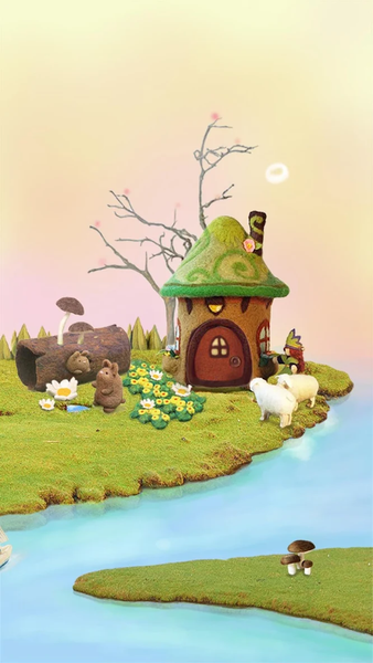 Fairy House Live Wallpaper - Image screenshot of android app