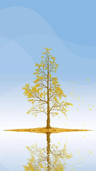 Ginkgo Tree Live Wallpaper - Image screenshot of android app