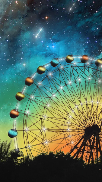 Shiny Sky Wheel Live Wallpaper - عکس برنامه موبایلی اندروید