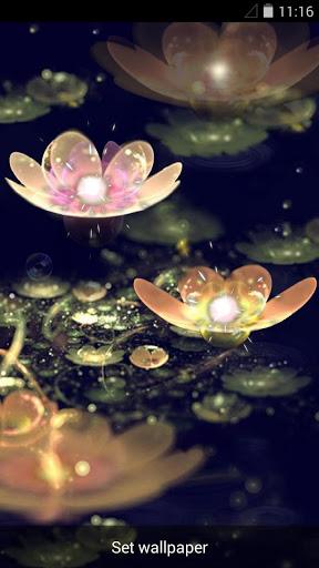 Lotus Lantern Live Wallpaper - Image screenshot of android app