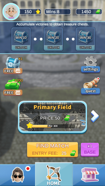 Archer Arrowstorm Clash - عکس بازی موبایلی اندروید