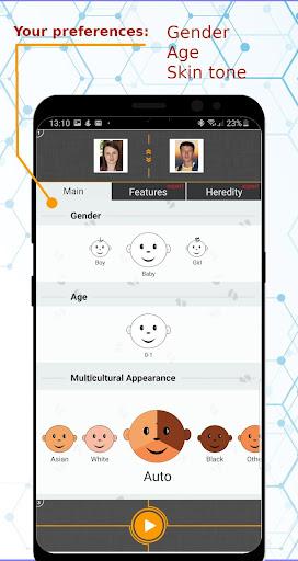 BabyMaker Predicts Baby's Face - Image screenshot of android app