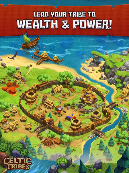 Celtic Tribes - Strategy MMO - عکس برنامه موبایلی اندروید