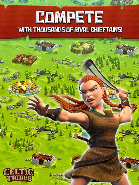 Celtic Tribes - Strategy MMO - عکس برنامه موبایلی اندروید