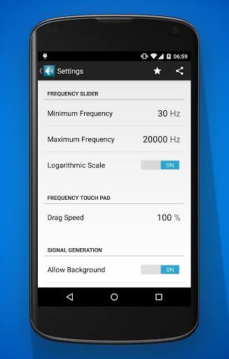 Signal Generator - Image screenshot of android app