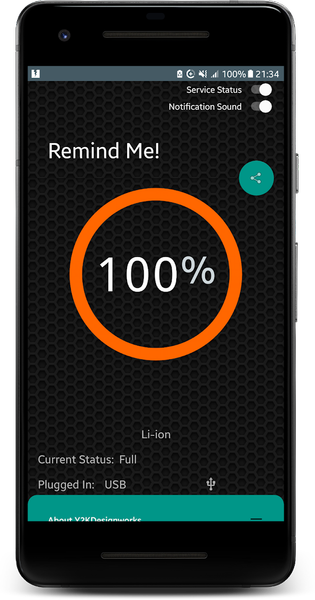 Battery Charge Cycles Reminder - عکس برنامه موبایلی اندروید