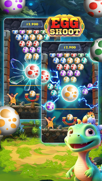 Egg shoot-Dinosaur egg shooter - عکس بازی موبایلی اندروید