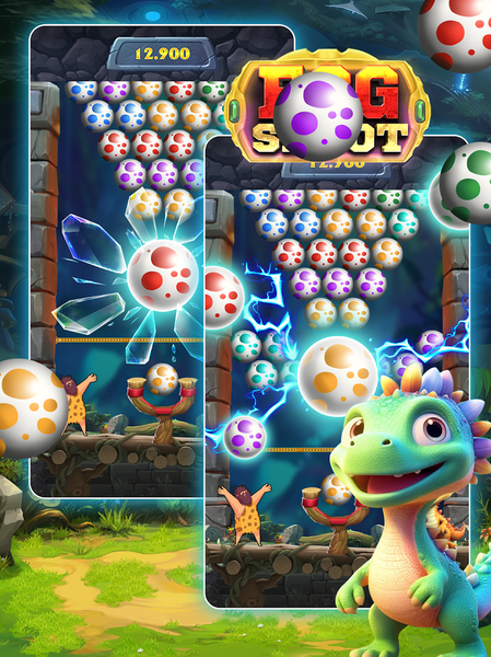 Egg shoot-Dinosaur egg shooter - عکس بازی موبایلی اندروید