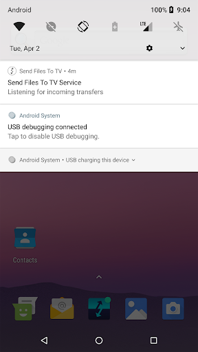 Send files to TV - Image screenshot of android app