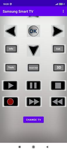 Samsung Smart TV Remote Control - Image screenshot of android app