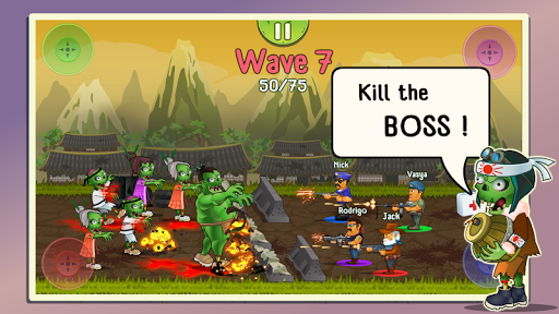 Four guys & Zombies: ۴ players - عکس بازی موبایلی اندروید