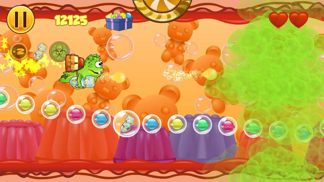 Frog Candys: Yum-Yum - Gameplay image of android game