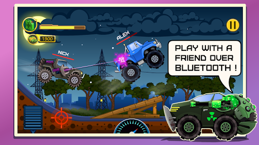 Mad Hill Racing: Bluetooth - Gameplay image of android game