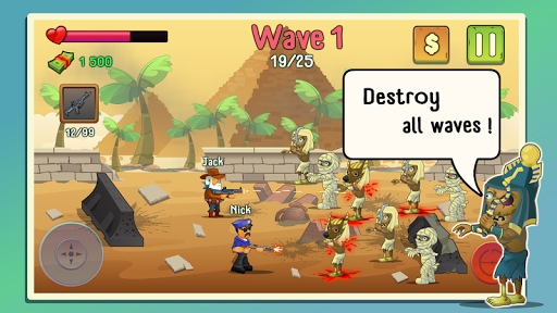 Two guys & Zombies (bluetooth game) - عکس بازی موبایلی اندروید