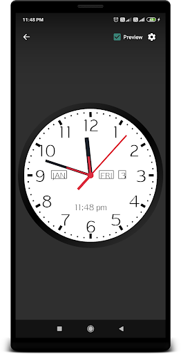 Analog Clock Live Wallpaper – ساعت آنالوگ - عکس برنامه موبایلی اندروید