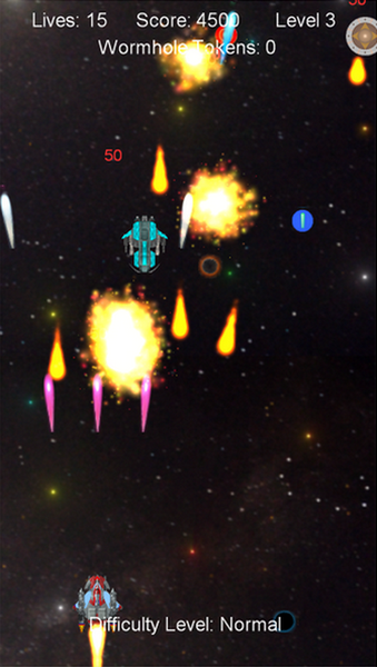 Space Shooter WT - Gameplay image of android game
