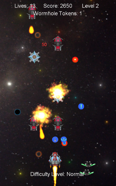 Space Shooter WT - Gameplay image of android game