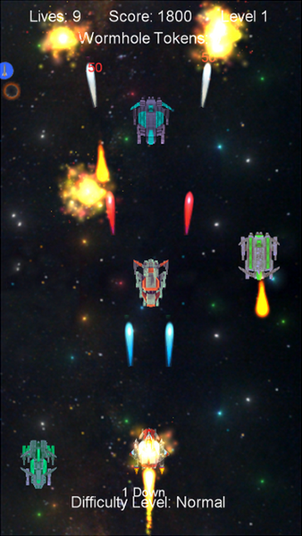 Space Shooter WT - Gameplay image of android game