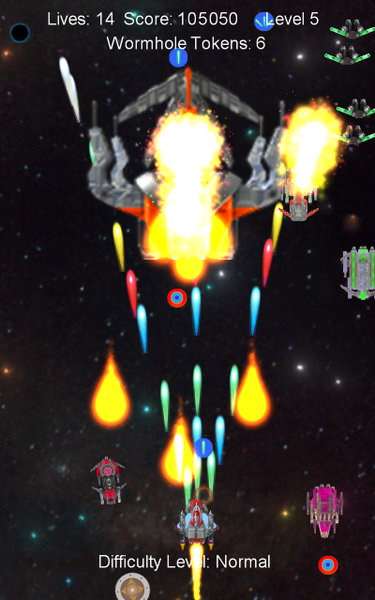 Space Shooter WT - Gameplay image of android game