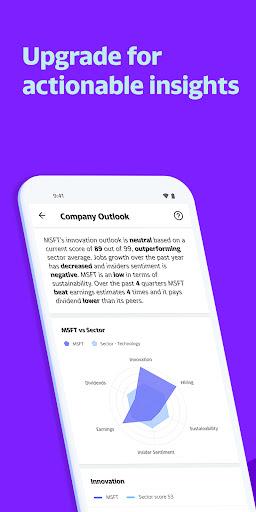 Yahoo Finance: Stock News - Image screenshot of android app