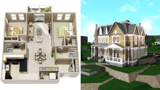 Bloxburg House Layout - عکس برنامه موبایلی اندروید