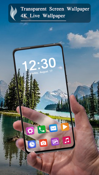 Transparent Screen Wallpaper - Image screenshot of android app