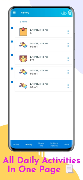 Baby Care-Baby Feeding Tracker - Image screenshot of android app