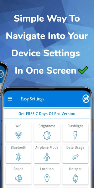 Quick Settings Shortcuts app - عکس برنامه موبایلی اندروید
