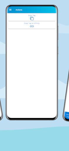 NFC write and read tags - Image screenshot of android app