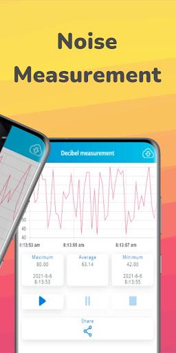 Noise detector & Decibel meter - عکس برنامه موبایلی اندروید